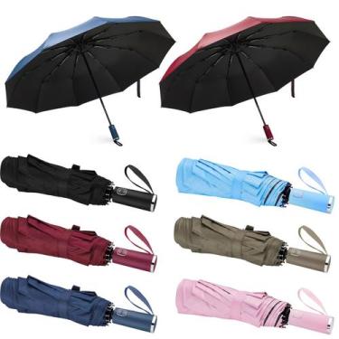 Imagem de Guarda-chuva de viagem Reginary, 6 peças, à prova de vento, abertura e