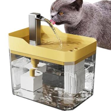 Imagem de Bebedouro Fonte Agua Automatico Gato Cachorro Pet Cao Animais Bomba Hi