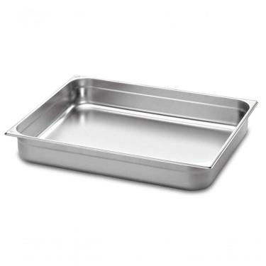 Imagem de Kit 6 Cubas Gastronomica Inox 1-1x100mm Com Tampas Brasinox