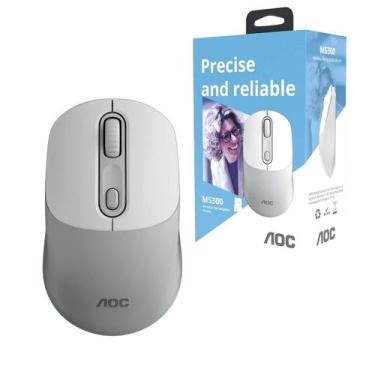 Imagem de Mouse Optico Sem Fio Aoc 2,4Ghz E Bluetooth Recarregável