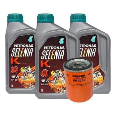 Imagem de Kit Óleo 15W40 Semi Sintético 3 Litros + Filtro de Óleo PH5949 Compatível com Uno Palio Siena Idea Strada Doblo Punto