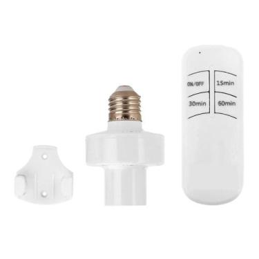 Imagem de Interruptor De Luz LED Inteligente E27 Com Controle Remoto Sem Fio, Te