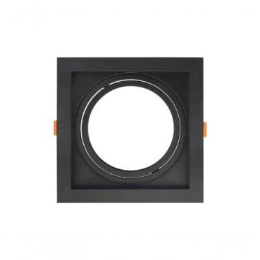 Imagem de Spot Recuado De Embutir Quadrado Móvel Ar 111 Preto Taschibra