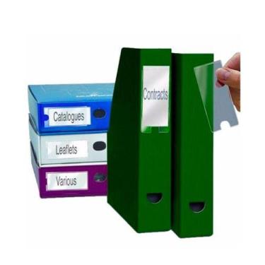 Imagem de Porta Etiquetas Auto Adesivo 20X150Mm Embalagem Com 5 Unds - MOTIVATE