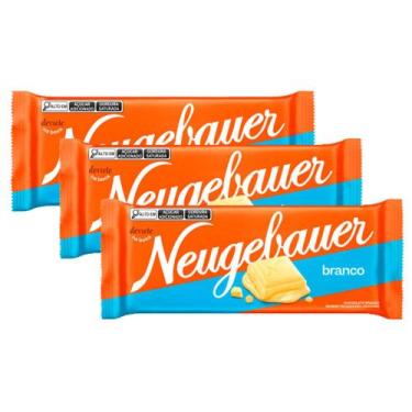 Imagem de Kit 3 Chocolate Neugebauer Branco com 80g