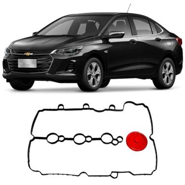 Imagem de Jogo Junta Tampa Válvula Motor Onix 1.0 2019 a 2023 Borracha