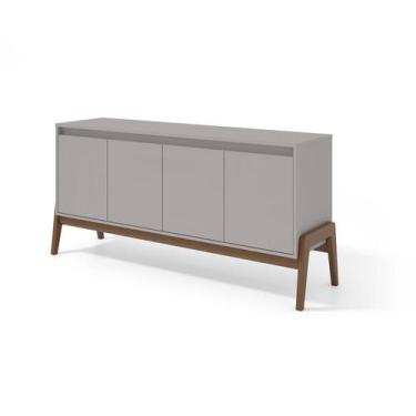 Imagem de Buffet Gales 4 portas - Casa Régia, Nogueira/off White