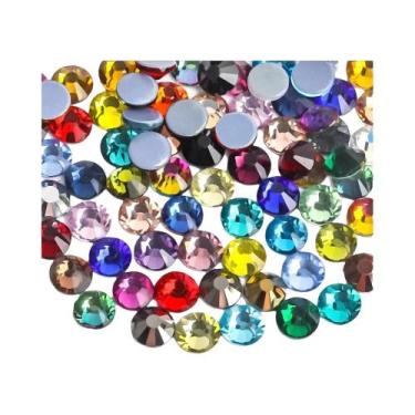 Imagem de Strass Termocolante DMC Cor Verde Vulcão Hot Fix Cristal Para Costura 