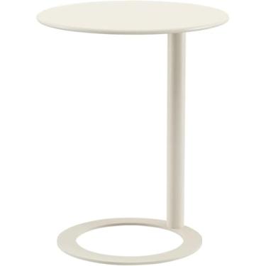 Imagem de Mesa Lateral Em Forma De C, Mesa Lateral Para Sofá, Mesa Final Moderna E Simples, Sofá T Deslizante Para Sala De Estar Quarto, Red, Large