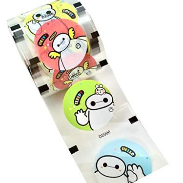 Imagem de BAYMAX Película seladora 3275 peças – Película de vedação de copo de chá com bolhas de 95 mm (3,74") para copos de plástico/papel PP