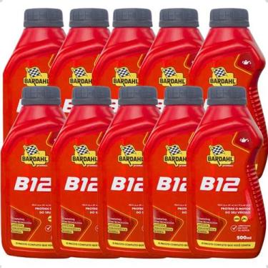 Imagem de Kit 10un Aditivo B12 Plus Oleo Motor Bardahl - 500ml 10 Un