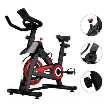 Imagem de Bicicleta Spinning Ergométrica Profissional com Monitor até 150kg - Pl