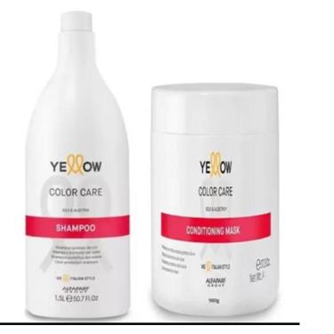 Imagem de Kit Shampoo 1.5 Litro + Máscara 1kg Yellow Color Care