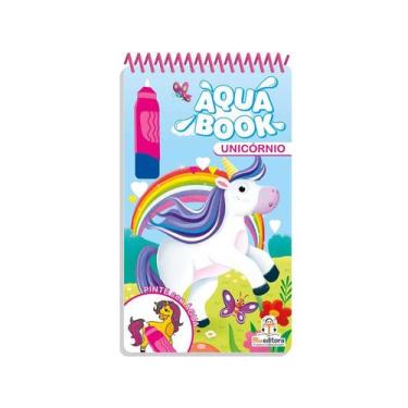 Imagem de Aqua Book - Pinte com água - Unicórnio - Blu Editora