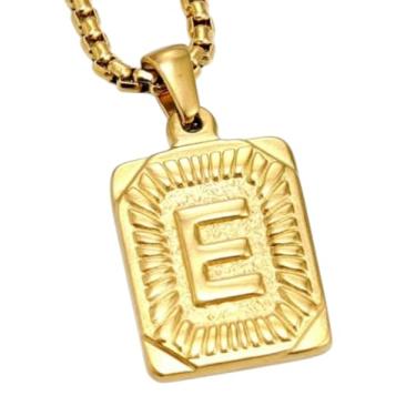 Imagem de Corrente Com Pingente Letra Inicial Estilo e Significado (Letra E)