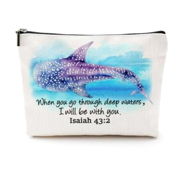 Imagem de CQM Presentes engraçados para mulheres, cristãos, advogados, franceses, boêmios e presentes engraçados para mulheres, presentes de viagem e aniversário, bolsas temáticas de maquiagem e cosméticos