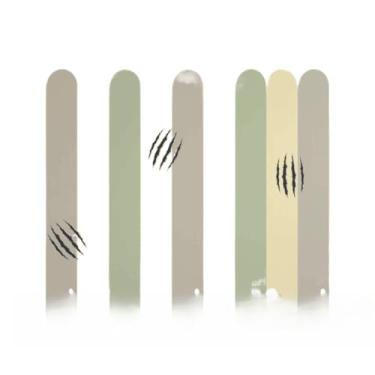 Imagem de Adesivo de Parede Infantil Cerca Cores Variadas Decoração Casa - 1m de altura(Cerca Garras Dino - 1m x 1,5m)