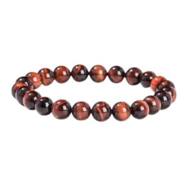 Imagem de Pulseira Olho de Boi 8mm Pedra Natural Força Interior Unissex