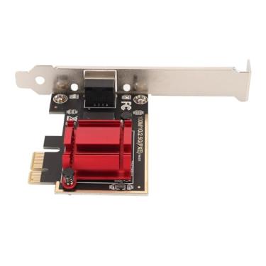 Imagem de XUXHOU Adaptador de Rede PCIE de Alta Velocidade 2,5 G RTL8125B Adaptador de Rede Gigabit Gigabit para Computadores, Equipamento Durável, Ideal para Doméstico
