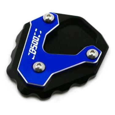 Imagem de BYYINGSUS Acessórios de modificação de motocicleta Placa de extensão de almofada de suporte lateral CNC compatível com CB500X CB 500X CB500 X 2019 2020 (azul)