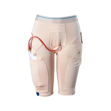 Imagem de Cathwear Bolsa de perna com cateter – Suporte de bolsa de perna para homens e mulheres | Aprovado pelo Medicare (preto, branco, bege) (bege, médio, 1, contagem)