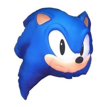 Imagem de Almofada 3d Sonic Ouriço Azul Jogo Game Sega Tails - Sude, Azul