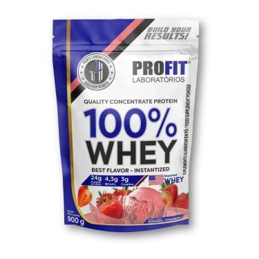 Imagem de 100% Whey Concentrate Protein Refil 900G Profit Labs