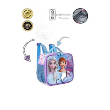 Imagem de Lancheira Bolsa Térmica Escolar Frozen Elsa Anna 13184