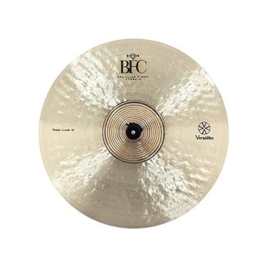 Imagem de Crash BFC Brazilian Finest Cymbals Versaliko Power 18¨ Striped Bell VKPC18 em Bronze B20
