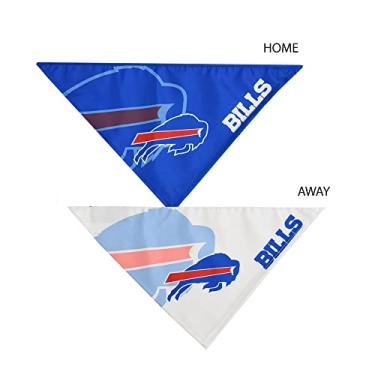 Imagem de Little Earth 320603-BILL-S: Conjunto de bandana para animais de estimação Buffalo Bills Home and Away