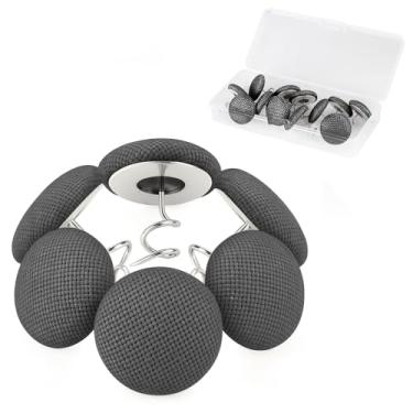 Imagem de Botões cobertos de tecido, tachinhas de estofamento, alfinetes de forro de cabeça para saia de sofá cama ou suportes, capas de cama, alfinetes de fixação de capas de sofá