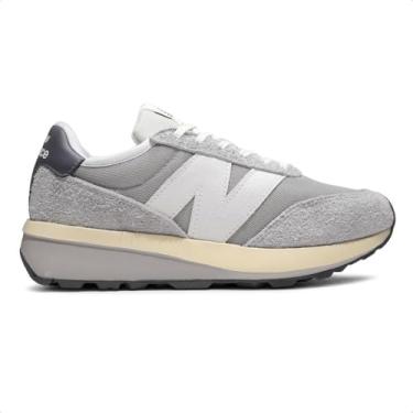 Imagem de Tênis New Balance 370v1 Unissex - Cinza Claro/branco - 40