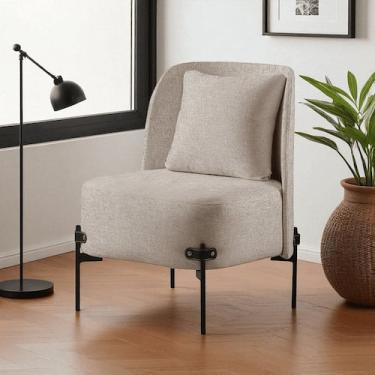 Imagem de Poltrona para Sala de Estar Madeira Maciça Aurora Luxo - Castellar Mób