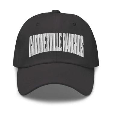 Imagem de Merch Town Gardnerville Ranchos Boné de beisebol Gardnerville Ranchos Dad Hat Nevada NV chapéu bordado lembrança, Cinza escuro, tamanho �nico