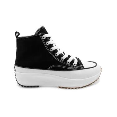 Imagem de Tênis Urban Canvas Platform Run High Top para mulheres - Lightbek Offi