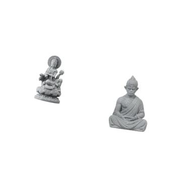 Imagem de Fenteer Estatueta de Buda Guan Yin, Escultura de Feng Shui, Colecionável, Chinês, Sol Feminino Wukong, Miniaturas Artesanais para Centros de Mesa de Hotel Int