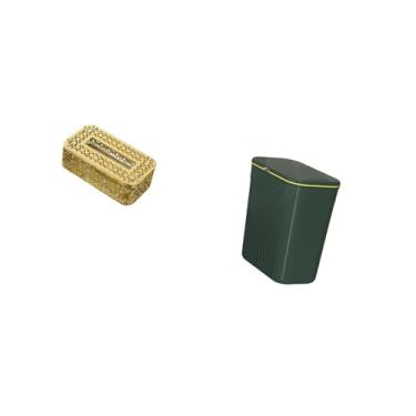 Imagem de Fenteer Suporte para Armazenamento de Papel de Seda E Cesto de Lixo, Solução para Economia de Espaço em Banheiros, Cozinhas, Banheiros, Sala de Artesanato, Ca