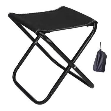 Imagem de Banco Banqueta Banquinho Dobravel Cadeira Portatil Camping Acampamento Pesca Piquinique Praia Passeio Ar Livre