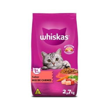 Imagem de Ração Whiskas Mix de Carnes Gatos Adultos 2,7 kg