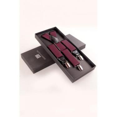 Imagem de Suspensório liso elastico - FATTO A MANO, U, Vinho