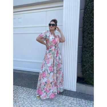 Imagem de Vestido Longo Plissado - Bella e Ricca, P