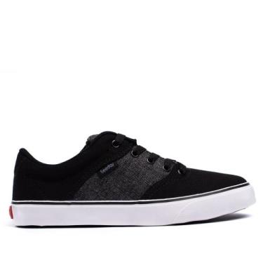 Imagem de Tênis Masculino Freeday Flip Eco Lona Preto/branco, Preto, Branco, 40