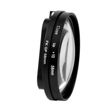 Imagem de Lente Macro 10X 58mm para Caixa Estanque GoPro 7/6/5 Black