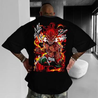Imagem de Camiseta Naruto Gai Sansei 8 Portões Treino Gym Academia - Fábrica, Pr