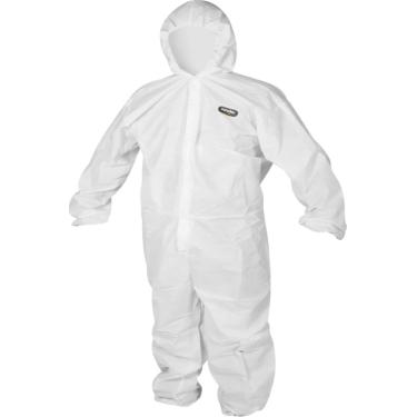 Imagem de Macacão com Capuz Branco Tamanho M Ai 30 Ppl Vonder Plus