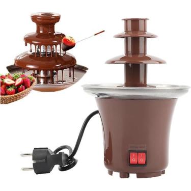 Imagem de Super Máquina Fondue Chocolate CascataElétrica Portátil 110v - SWEET H
