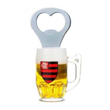 Imagem de Abridor De Garrafas Com Ímã Flamengo 10x5cm