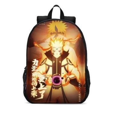 Imagem de Mochila Escolar Infanto Juvenil Anime Ninja Naruto Top Lançamento 0114-Unissex