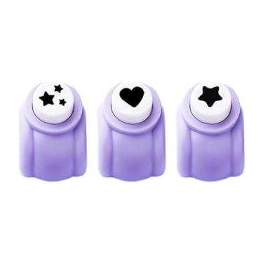 Imagem de predolo Kit de gravação em papel, ferramentas de gravação, divertido, profissional, versátil, materiais de arte, faça você mesmo, brinquedo educativo para, Conjunto de 3 Peças de Estrelas