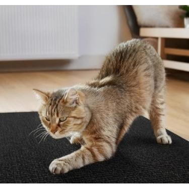 Imagem de Arranhador Adesivo Premium: Sofá, Cama e Móveis Para Gato - Protetor Pet (PRETO,200X50cm)